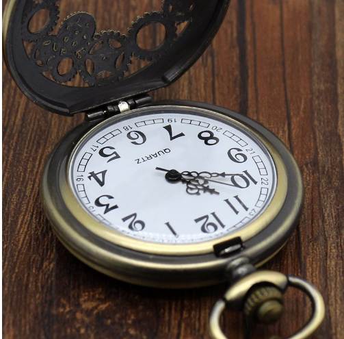 Antique Copper Steampunk Vintage Hollow Bronze Gear Hollow Quartz Pocket Watch Necklace Pendant Clock Chain Men's Women, Other
Antique Copper Steampunk Vintage Hollow Bronze Gear Hollow Quartz Pocket Watch Necklace Pendant Clock Chain Men's Women, Other