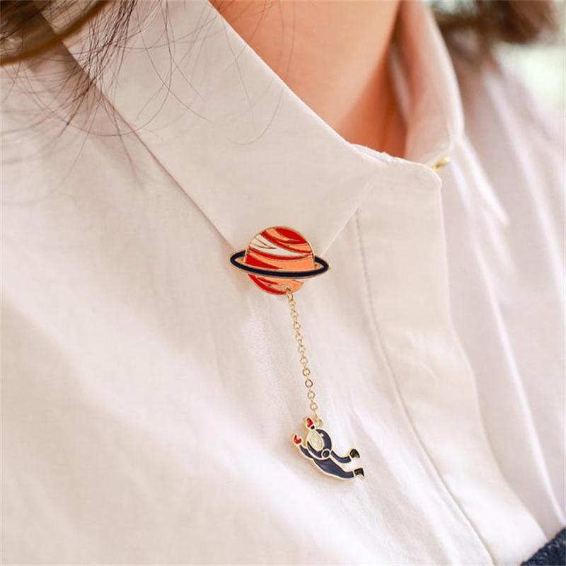 women badges clothes pins fashion design astronauts earth pins enamel planet brooches women girls Clothes Lapel Pin 
women badges clothes pins fashion design astronauts earth pins enamel planet brooches women girls Clothes Lapel Pin