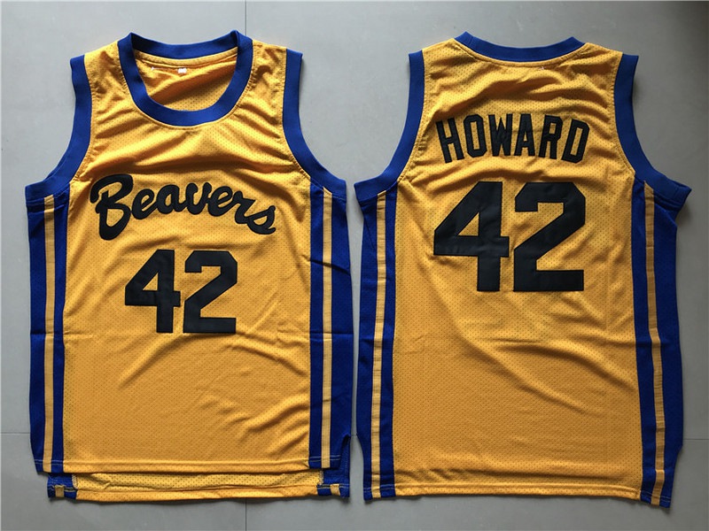 Mens Teen Wolf Scott Howard 42 Beacon Beavers Basketball Jerseys Yellow Movie Stitched Shirts S-XXL
Mens Teen Wolf Scott Howard 42 Beacon Beavers Basketball Jerseys Yellow Movie Stitched Shirts S-XXL