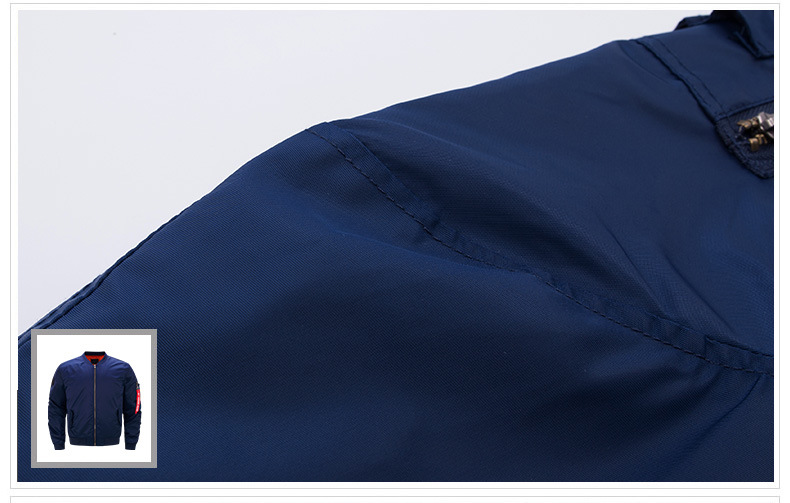 Mens Jackets Autumn Winter Male Solid Color Coats Spring MA1 Bomber Jakcet Mans Pilot Outerwear AAA Discount for in-store purchases
