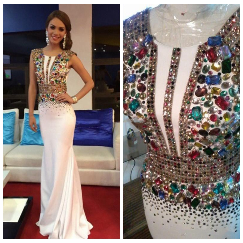 O-Neck Beaded Colorful Crystal Slim Prom Party Gowns Arabic Dubai Evening Dress Vestido De Festa Custom Bridesmaids Party Gowns 2018, Light sky blue
O-Neck Beaded Colorful Crystal Slim Prom Party Gowns Arabic Dubai Evening Dress Vestido De Festa Custom Bridesmaids Party Gowns 2018, Light sky blue