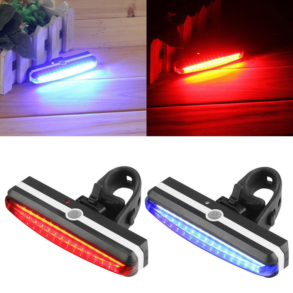 USB Rechargeable LED Bicycle Cycling Front Rear Tail Light Headlight Lamp Outdoor Sport Waterproof bike Light P#