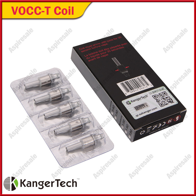 Kanger VOCC-T Coil For Topevod Kit VOCC T Coils Fit All Kanger Dual Coil Units Genitank Mini Protank 3 EVOD Glass Atomizers
Kanger VOCC-T Coil For Topevod Kit VOCC T Coils Fit All Kanger Dual Coil Units Genitank Mini Protank 3 EVOD Glass Atomizers