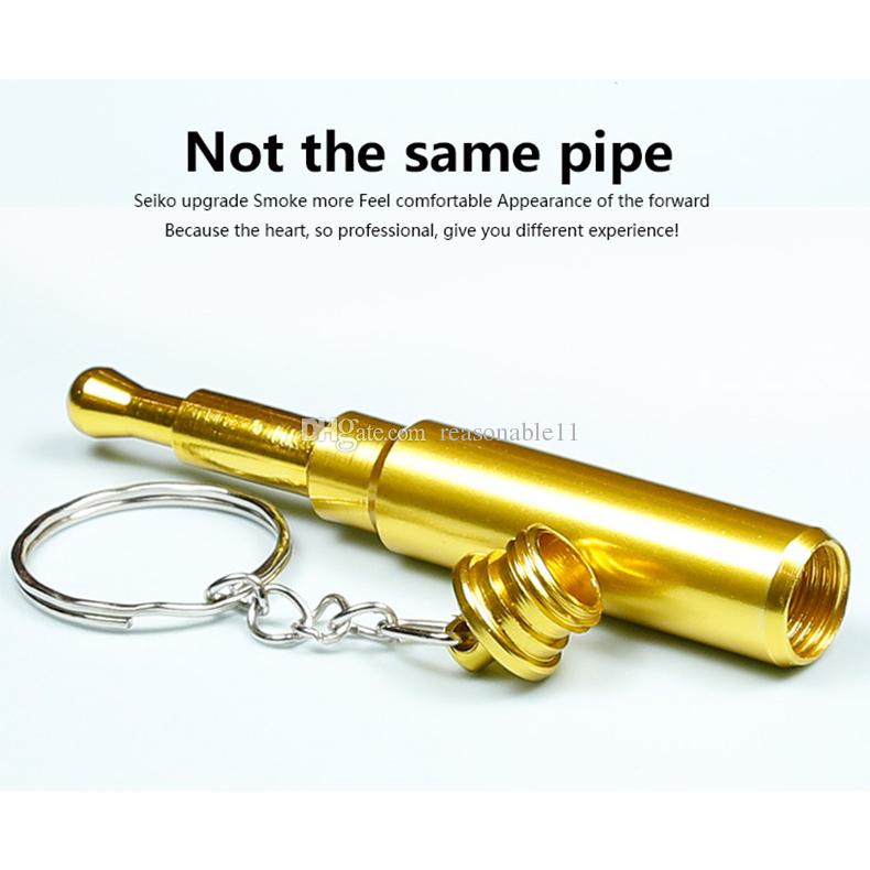 69MM Metal Smoking Pipe Bullet Key Ring Shape Unique Aluminum Metal Filter Pipe Export Quality Product VS Sharpshone
69MM Metal Smoking Pipe Bullet Key Ring Shape Unique Aluminum Metal Filter Pipe Export Quality Product VS Sharpshone