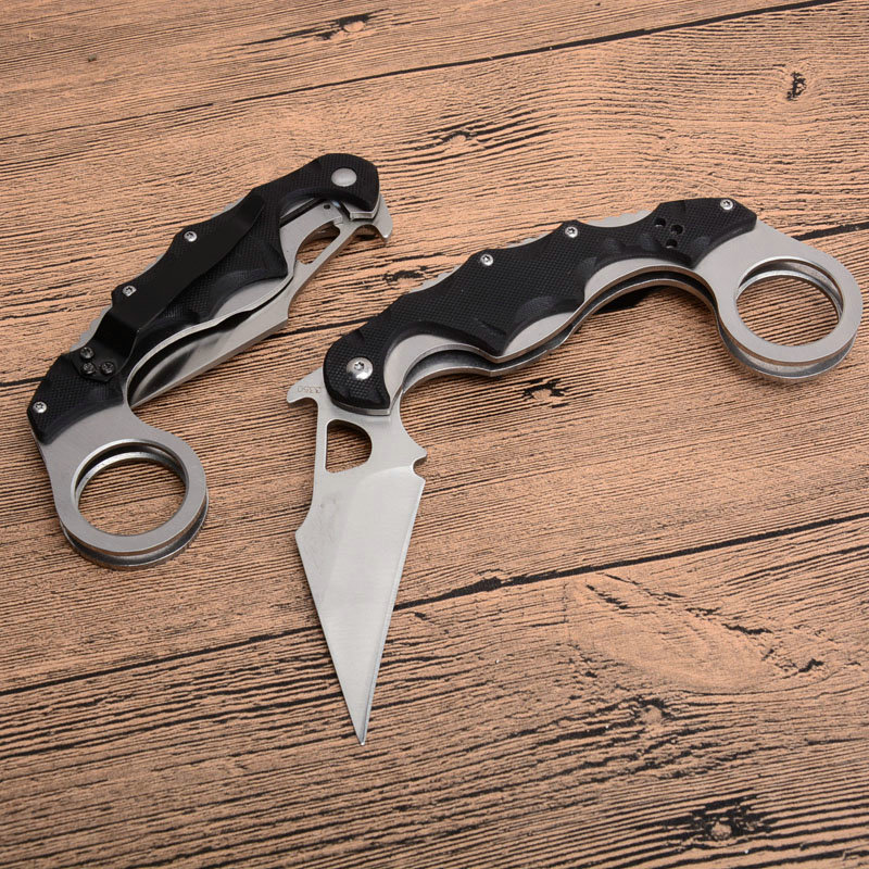 New Counter Strike Karambit Tactical Folding Knife 440C Blade G10 Handle Outdoor Camping Hunting Survival Pocket EDC Tools Xmas Gift for Man
New Counter Strike Karambit Tactical Folding Knife 440C Blade G10 Handle Outdoor Camping Hunting Survival Pocket EDC Tools Xmas Gift for Man