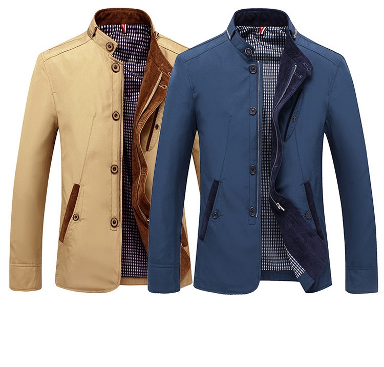 Men's Business Casual Jacket Men Autumn Winter Khaki Male Jackets Slim Fit Coat Mens Fashion Thin WindbreakerS, Blue
Men's Business Casual Jacket Men Autumn Winter Khaki Male Jackets Slim Fit Coat Mens Fashion Thin WindbreakerS, Blue
