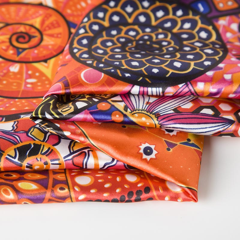 Square Print Scarf Women Foulard Femme Echarpe Large Silk Red Bandana Scarfs For Ladies Wholeshale 90*90CM