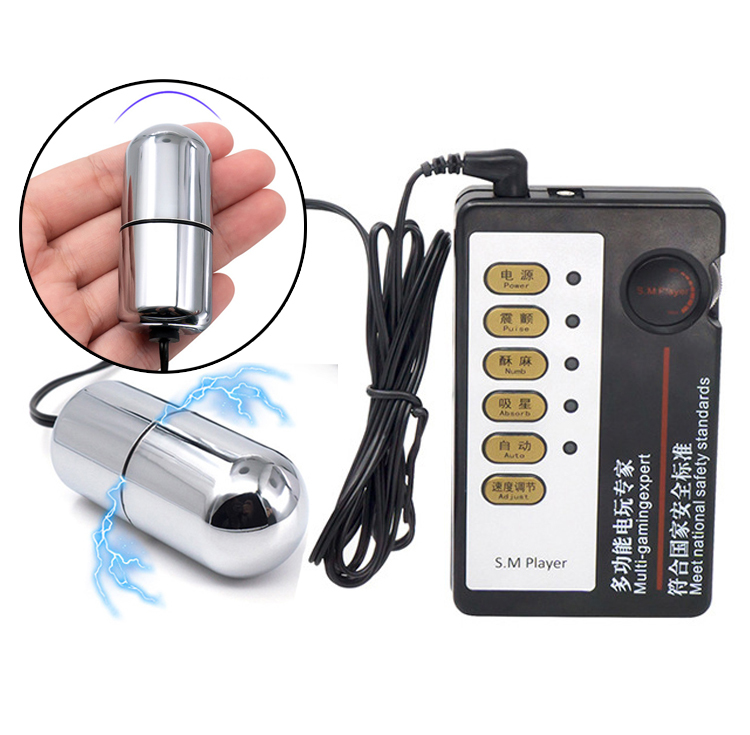 Electro Shock Pulse Vibrator Electric Clitoris Stimulator Nipple Stimulation Dildo Vibrator Adult Sex Toys Masturbator For Woman Y18100803