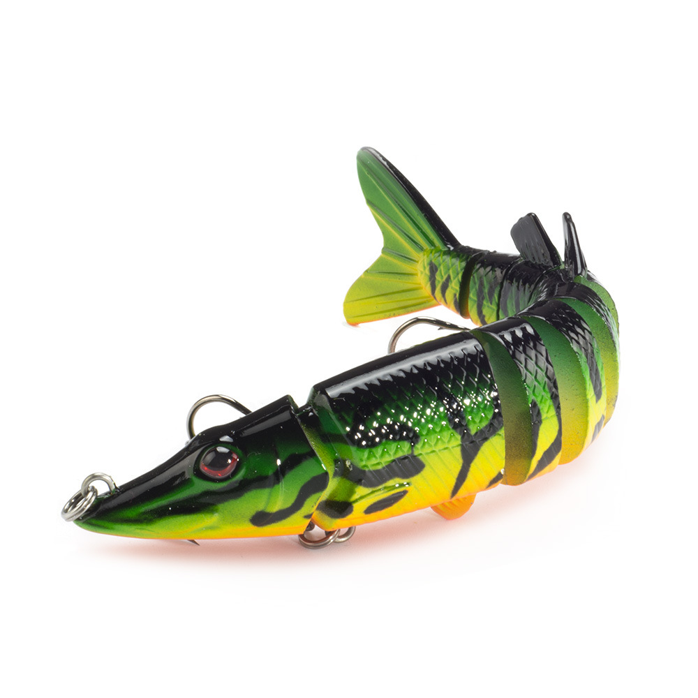 12.5cm 20g 8-segement Isca Artificial Pike Lure Muskie Fishing Lures Swimbait Crankbait Hard Bait Tackle Fishing Accessory
12.5cm 20g 8-segement Isca Artificial Pike Lure Muskie Fishing Lures Swimbait Crankbait Hard Bait Tackle Fishing Accessory