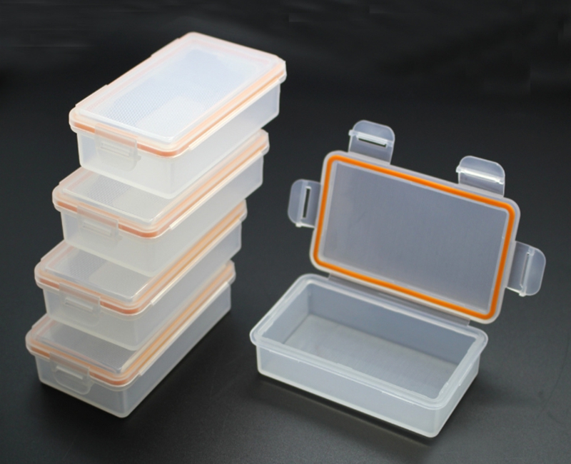 200pcs/lot Fast shipping 2*18650 Waterproof Battery Case Holder CR123A Storage Box Plastic Case Batteries Protector Cover
