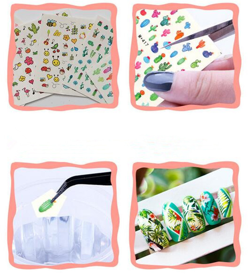12 sets/sheet Nail Sticker Decal Sliders for Nail Art Decoration Tattoo Manicure Wraps Tools Tip XB1