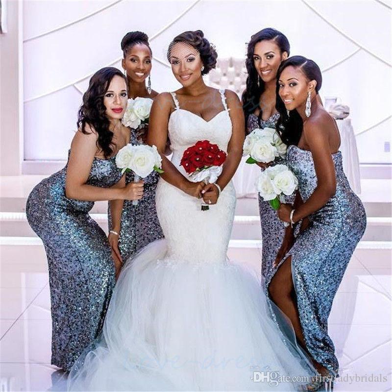Size African Plus Nigerian Mermaid Dresses Lace Applique Spaghetti Straps Illusion Back Tiered Tulle Court Train Wedding Gowns
