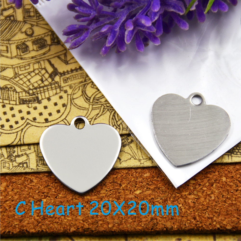40pcsquota piece of my heart is in heavenquotstainless steel charms more style for choosing DIY Charms pendants for necklace