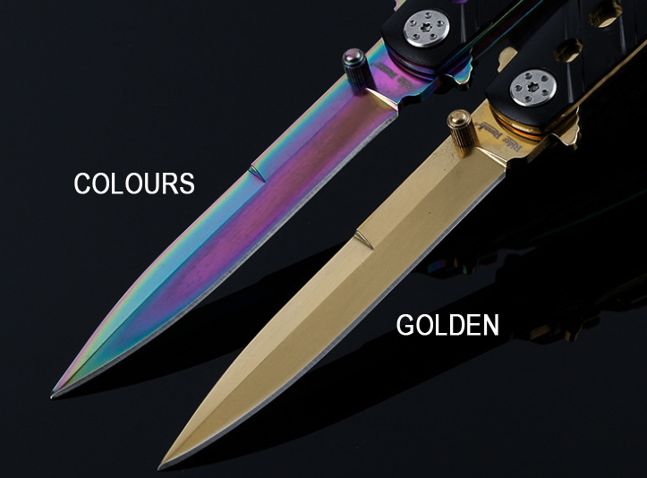 Wholesale Aluminum Handle Folding Blade Pocket Knife Sharp Stilleto Self-defense Tactical Knife Hunting Camping Knives Free Shipping
Wholesale Aluminum Handle Folding Blade Pocket Knife Sharp Stilleto Self-defense Tactical Knife Hunting Camping Knives Free Shipping