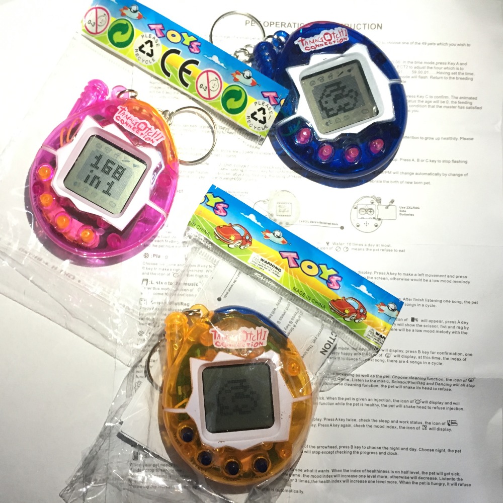 2017 Tamagotchi Electronic Pets Toys 90S Nostalgic 168 Pets in One Virtual Cyber Pet Toy 6 Style Tamagochi Penguins toy
2017 Tamagotchi Electronic Pets Toys 90S Nostalgic 168 Pets in One Virtual Cyber Pet Toy 6 Style Tamagochi Penguins toy