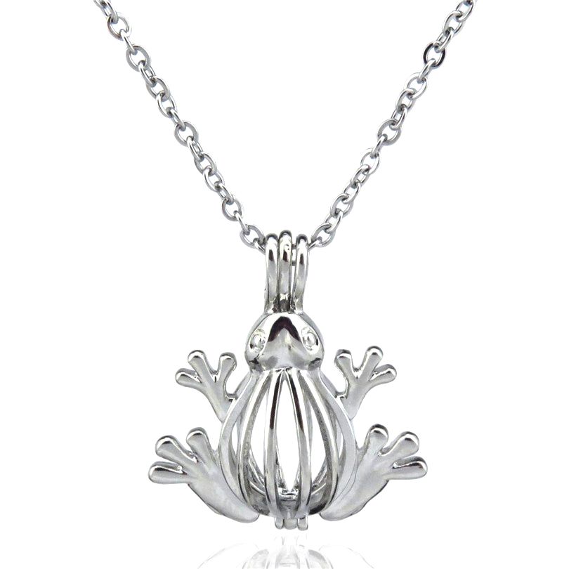 Silver Big Vintage Frog Hollow Oil Diffuser Locket Women Aromatherapy Beads Pearl Oyster Cage Necklace Pendant-Boutique gift
Silver Big Vintage Frog Hollow Oil Diffuser Locket Women Aromatherapy Beads Pearl Oyster Cage Necklace Pendant-Boutique gift