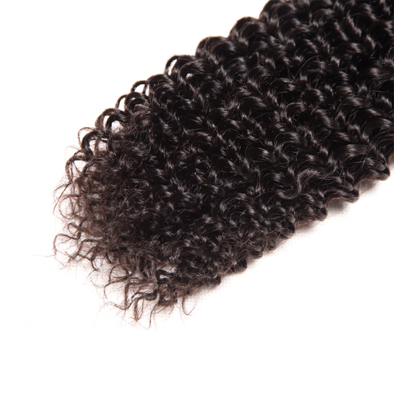 Brazilian Human Hair 4 Bundles Kinky Curly Hair Wefts Yirubeauty Peruvian Virgin Hair Products Weaving Natural Color 10-30inch