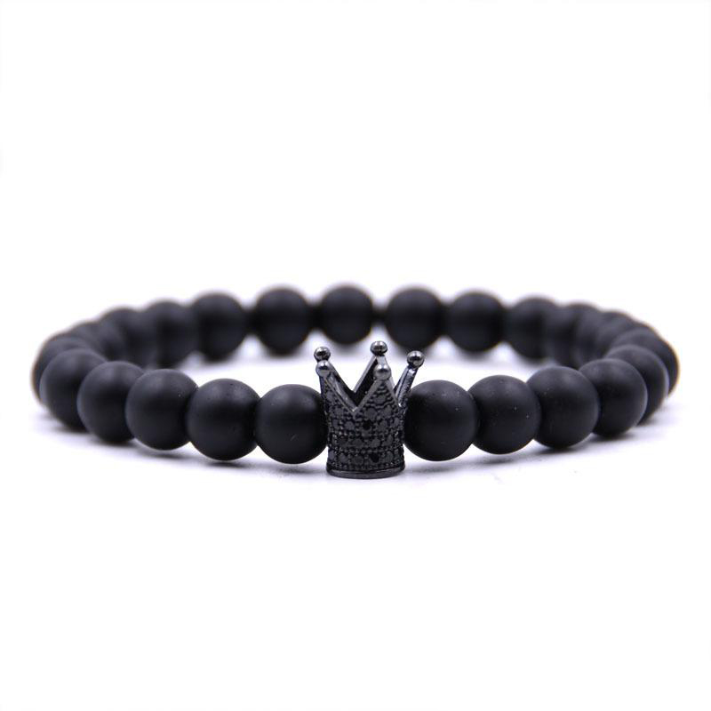 Wholesale New Handmade matte crown yoga Buddha Beads Natural Stone Volcanic Rock Bracelets for Men Women Jewelry
Wholesale New Handmade matte crown yoga Buddha Beads Natural Stone Volcanic Rock Bracelets for Men Women Jewelry