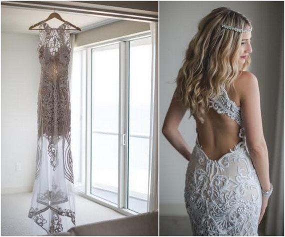 Sexy Mermaid Wedding Dresses Lace Appliques Pearls Sweep Train Sleeveless Beach Bridal Gowns Hollow Back Plus Size Wedding Dress Garden