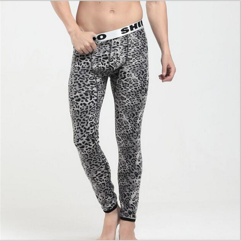 Super sexy Leopard Men thermal underwear cotton thickening plus velvet warm pants Middle waist stretch men's leggings, Leopard yellow
Super sexy Leopard Men thermal underwear cotton thickening plus velvet warm pants Middle waist stretch men's leggings, Leopard yellow