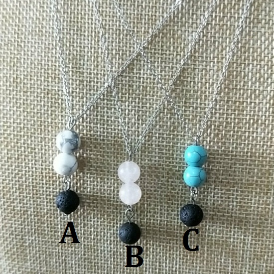 Turquoise Black Lava stone Necklace Volcanic Rock Beads DIY Aromatherapy Essential Oil Diffuser Necklaces Women Jewelry
Turquoise Black Lava stone Necklace Volcanic Rock Beads DIY Aromatherapy Essential Oil Diffuser Necklaces Women Jewelry