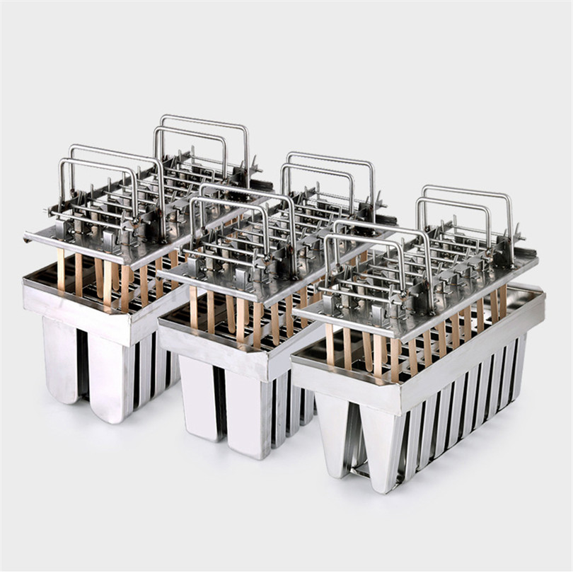 Commercial DIY Ice Pop Mold Popsicle Moulds 304 Stainless Steel Ice Cream Molds 210 20Popsicles Per Batch Brand New5663691