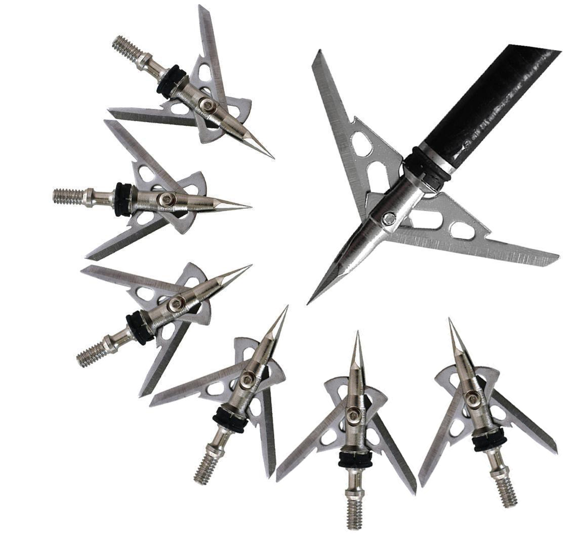 2-Blade Hunting Broadheads Archery 50mm Cutting Diameter 100 Grain Steel Sharp Arrowheads For Bow Outdoor Hunting
2-Blade Hunting Broadheads Archery 50mm Cutting Diameter 100 Grain Steel Sharp Arrowheads For Bow Outdoor Hunting