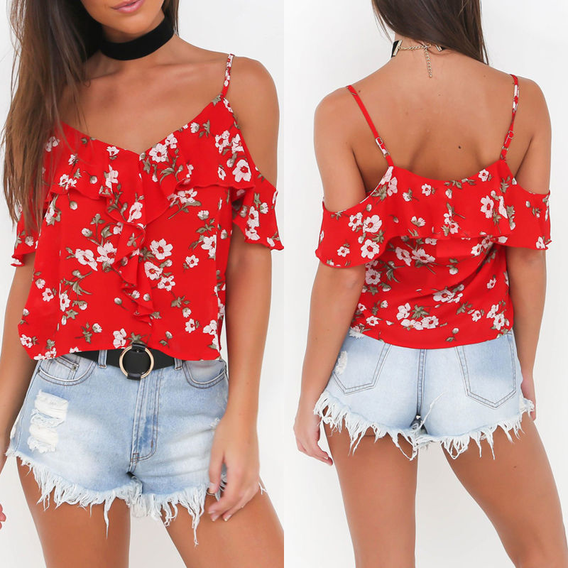 Fashion Women Summer Vest Top Sleeveless Casual Shirt Tops Blouse Tank T-shirt, Red
Fashion Women Summer Vest Top Sleeveless Casual Shirt Tops Blouse Tank T-shirt, Red