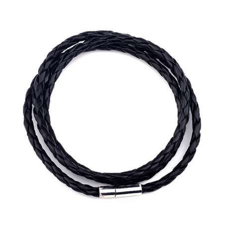 Simple New Accessories Fashion Men's Multi Woven Braided Bracelet Temperament Wild Leather Hand Rope Hip Hop Bracelet