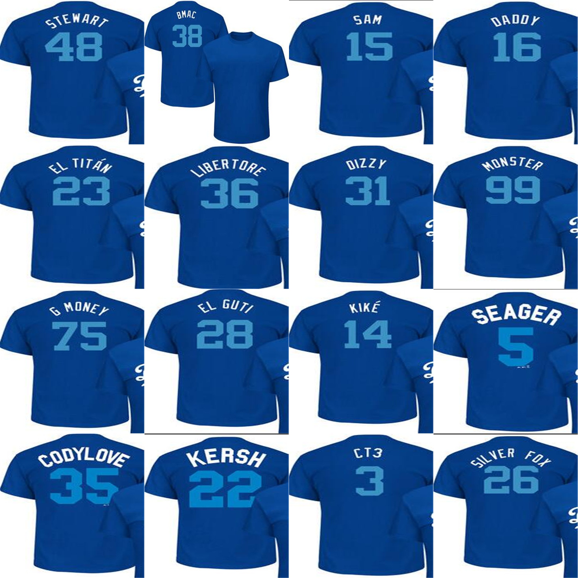 2017 Players Weekend Los Angeles T-Shirts Yasmani Grandal Yu Darvish Yu-San Chase Utley Silver Fox ody Bellinger Codylove Clayton Kershaw, As photo
2017 Players Weekend Los Angeles T-Shirts Yasmani Grandal Yu Darvish Yu-San Chase Utley Silver Fox ody Bellinger Codylove Clayton Kershaw, As photo