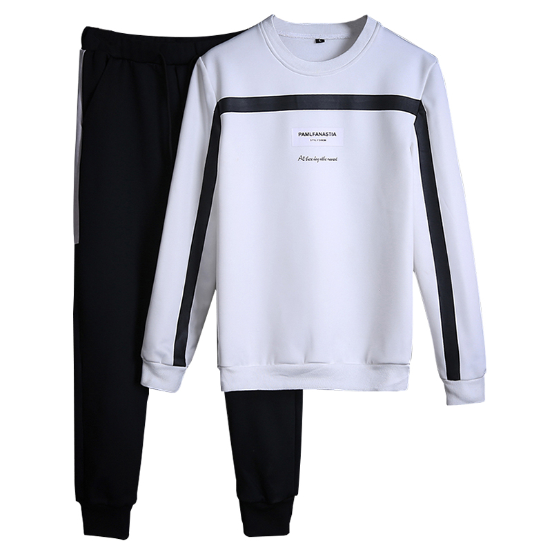 Tracksuits Men Tracksuit Set Solid Sweat Suit Men Track Suits Set Coat+Pants Hoodie Sweatshirt Moletons Masculino 2018 New