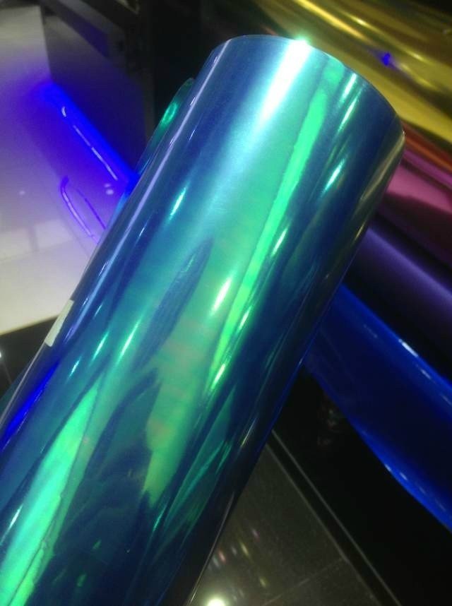 2 roll/Lot Light blue Chameleon Headlight Film Tint Taillight / Motorbike Heamp Tint Tinting Film Size 0.3x10m/ Roll DHL Free shipping