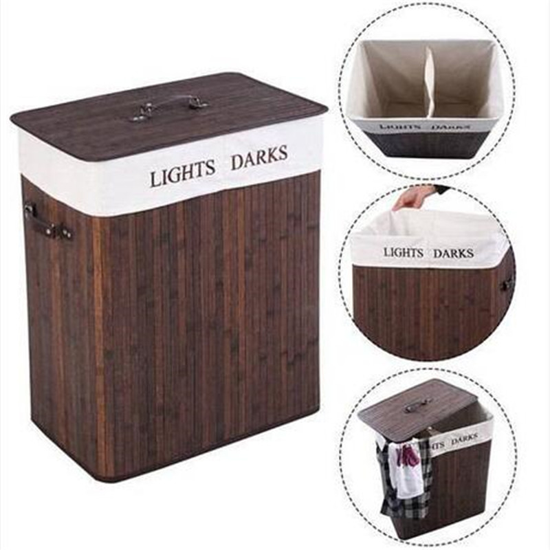 Wholesales Household storage collection utensils storage basket Double-lattice Bamboo Folding Basket Body with Cover Storage Baskets
Wholesales Household storage collection utensils storage basket Double-lattice Bamboo Folding Basket Body with Cover Storage Baskets
