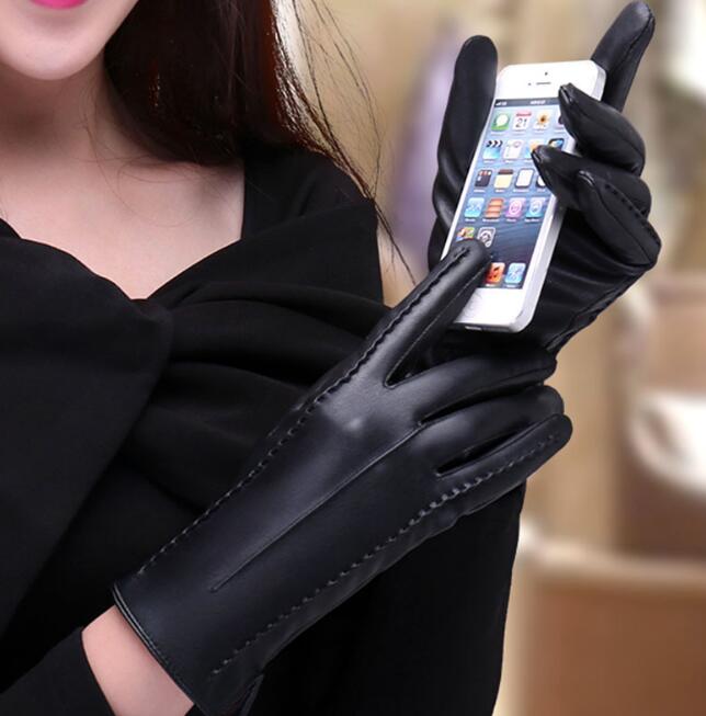 High Quality Leather Touch Screen Gloves Women Soft Comfortable Mittens Waterproof Winter Autumn Motorcycling Driving Gloves Solid
High Quality Leather Touch Screen Gloves Women Soft Comfortable Mittens Waterproof Winter Autumn Motorcycling Driving Gloves Solid