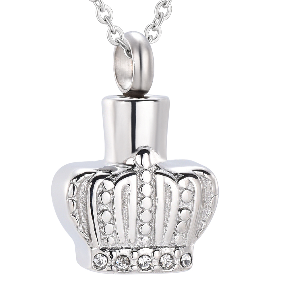 Crown With Crystal Ash Keepsake Urns Necklace Pet/Human Ashes Cremation Urn Pendant Necklace Hold Ashes Funeral Urn Casket
Crown With Crystal Ash Keepsake Urns Necklace Pet/Human Ashes Cremation Urn Pendant Necklace Hold Ashes Funeral Urn Casket