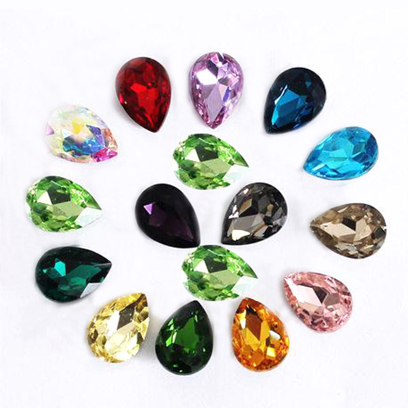 100pcs/lot 10x14mm Glass Crystal Beads DIY Jewelry Clothing Water Drop Transparent Crystal Beads For Mobile Phone Accessories
100pcs/lot 10x14mm Glass Crystal Beads DIY Jewelry Clothing Water Drop Transparent Crystal Beads For Mobile Phone Accessories