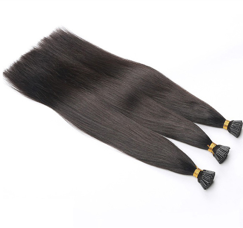 elibess brand100 human hair i tip extensions 0 8g s160g 200strands 14 16 18 20 22 24inch straight indian remy hair color option