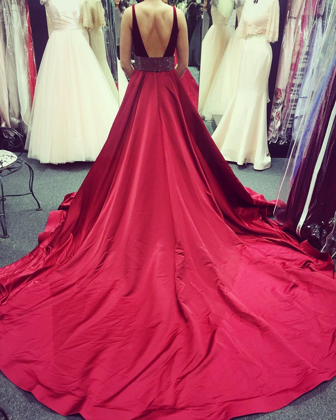 Burgundy Velvet A-Line Formal Evening Dresses Deep V Front Sexy Evening Gowns Tank Dark Red Satin Party Dresses with Beaded Backless, Pink
Burgundy Velvet A-Line Formal Evening Dresses Deep V Front Sexy Evening Gowns Tank Dark Red Satin Party Dresses with Beaded Backless, Pink