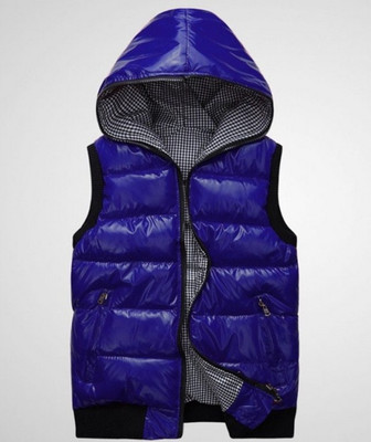 Women's autumn and winter vest 2015 new Slim hooded cotton fashion glossy female models down vest waistcoat vest DF-227