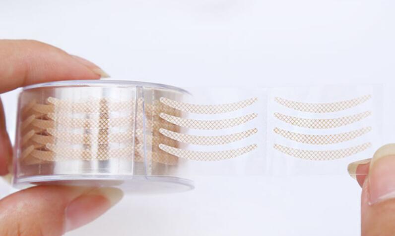600pcs Invisible Eyelid Makeup Clear Beige Eyelid Stripe Big Eye Decoration Fold Shadow Sticker Double Eyelid Tape Tool XB1