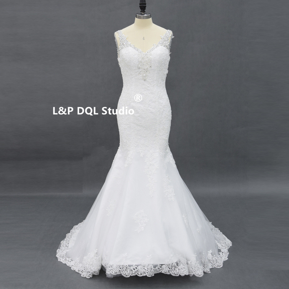 Ivory Lace Plus Size Wedding Dress Mermaid Ivory Wedding Dresses Bridal Gowns V-Neck with Beads Sequins Backless Sweep Train Custom Made
Ivory Lace Plus Size Wedding Dress Mermaid Ivory Wedding Dresses Bridal Gowns V-Neck with Beads Sequins Backless Sweep Train Custom Made