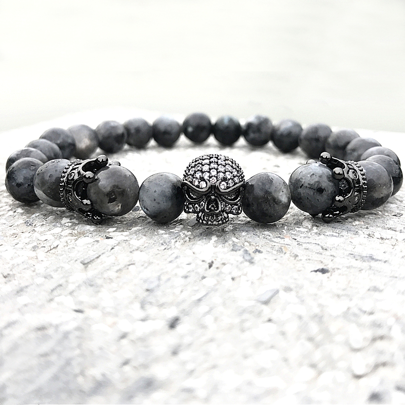 Men Skull Charm Bracelets India Labradorite 8mm Natural Stone Light Beads European Buddha Bracelet For Men Handmade Bracelets
Men Skull Charm Bracelets India Labradorite 8mm Natural Stone Light Beads European Buddha Bracelet For Men Handmade Bracelets