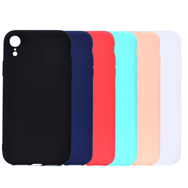 Candy Color Cover For iPhone XR Case Soft TPU Ultrathin Designer Mobie Phone Cases Capinha For iPhone XR 6.1 inch, White
Candy Color Cover For iPhone XR Case Soft TPU Ultrathin Designer Mobie Phone Cases Capinha For iPhone XR 6.1 inch, White