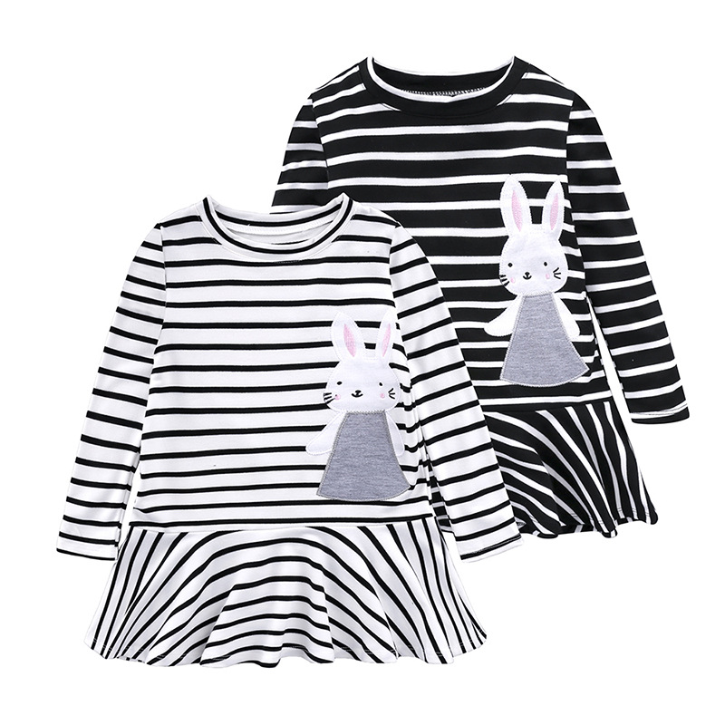 Toddler Dresses Girls Clothing 100% Cotton Long Sleeve Striped Baby Girls Dress Tunic Jersey Princess Dress Costume for Kids Clothes, Black
Toddler Dresses Girls Clothing 100% Cotton Long Sleeve Striped Baby Girls Dress Tunic Jersey Princess Dress Costume for Kids Clothes, Black