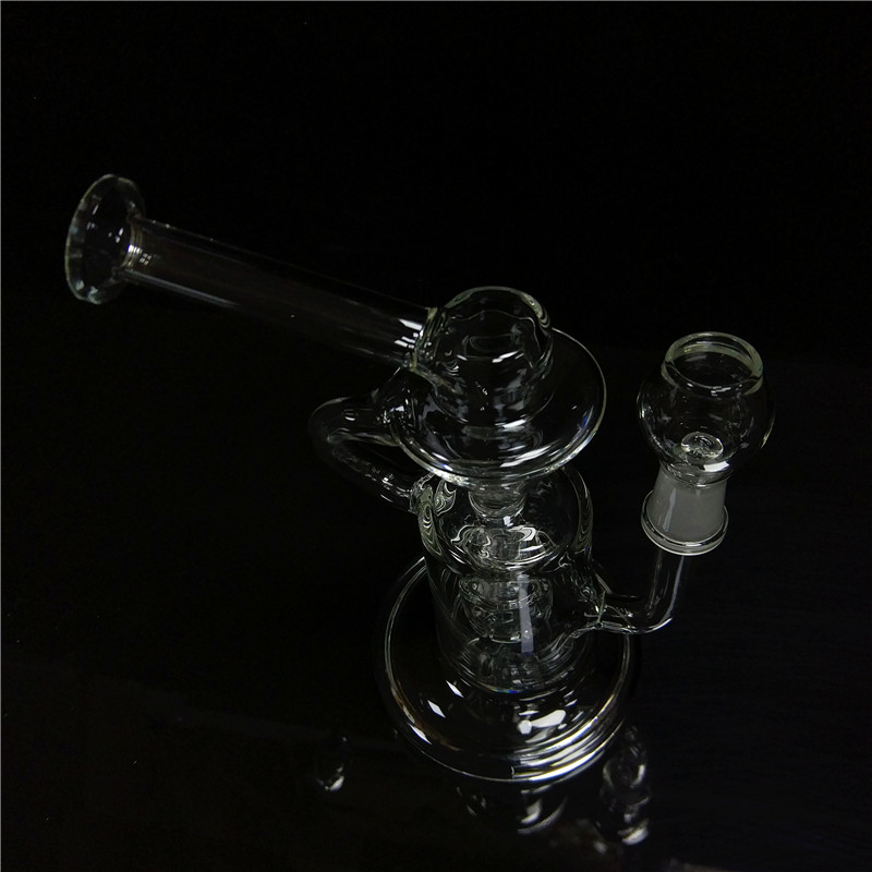 Recycler Glass Bongs Water Pipe Heady Bubbler Pipes Oil Wax Rigs With 14mm Glass Joint
Recycler Glass Bongs Water Pipe Heady Bubbler Pipes Oil Wax Rigs With 14mm Glass Joint