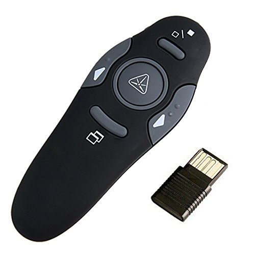 RF 2.4GHz Wireless Presenter Remote Presentation USB Control PowerPoint PPT Clicker Remote Control Page Turning PPT Red Laser Pointers
RF 2.4GHz Wireless Presenter Remote Presentation USB Control PowerPoint PPT Clicker Remote Control Page Turning PPT Red Laser Pointers