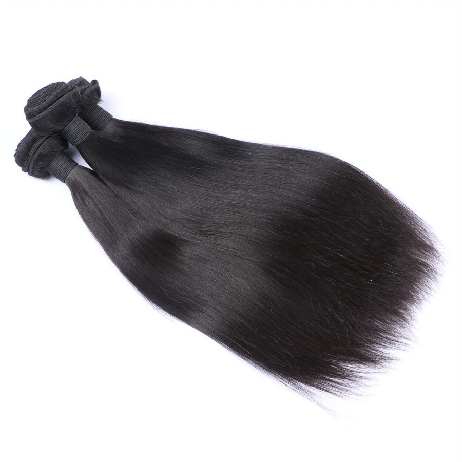 Cheap! 8A Brazilian Straight Human hair weaves Natural Color Hair Extensions 8-40inch 50g/piece 100% Human hair