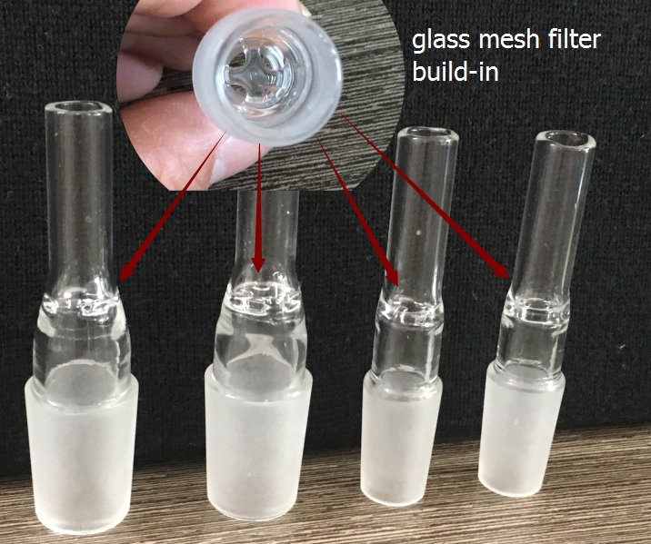Glass adapters Pieces Bongs Bowls Funnel Rig Accessories quartz Nail 18mm 14mm Male Smoking Water pipes dab rigs Slide with screen function
Glass adapters Pieces Bongs Bowls Funnel Rig Accessories quartz Nail 18mm 14mm Male Smoking Water pipes dab rigs Slide with screen function