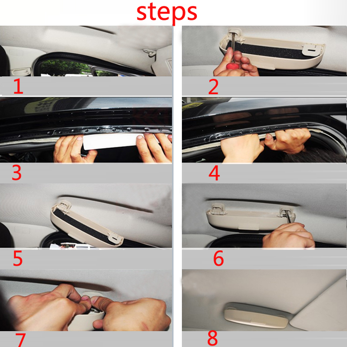 Car Sunglasses Holder Glasses Case Storage Box Car Auto Interior For S60 S90 XC90 S80L XC60 V60 V40/Renault Koleos