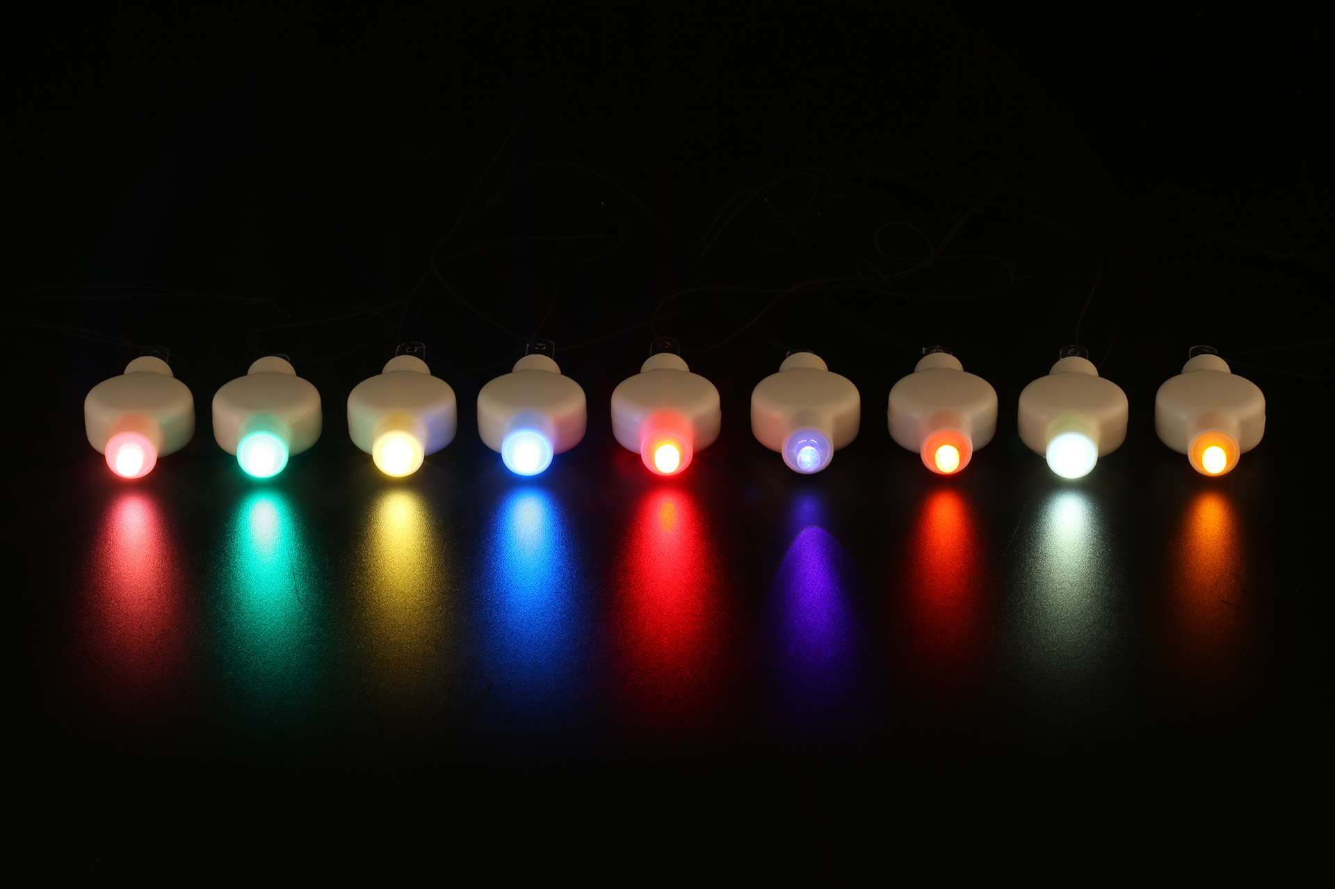Mini Paper Lantern Hanging LED Decoration Floral Light With Line for Flower Wedding Decoration 10cs/lot